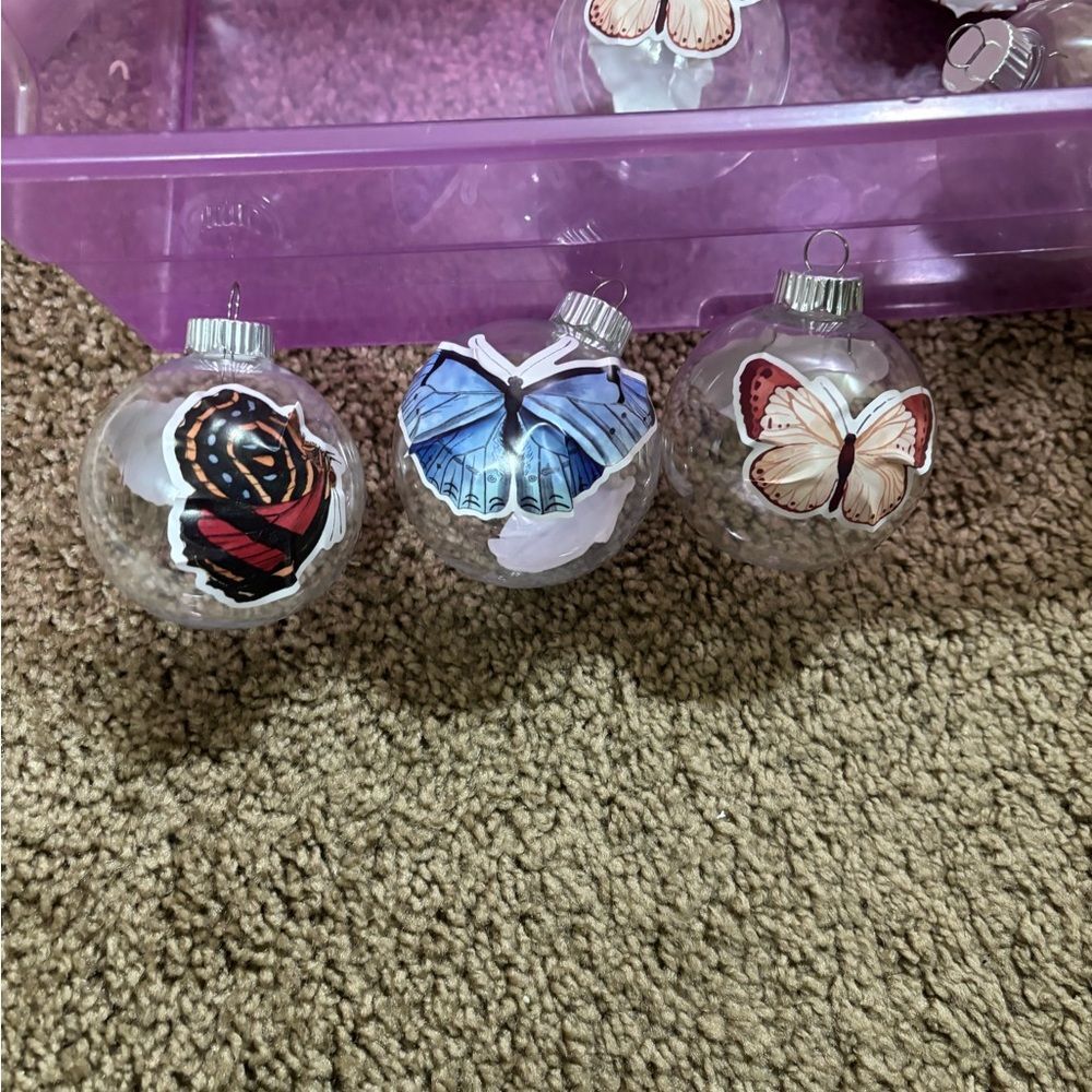 Butterfly Ornament Set